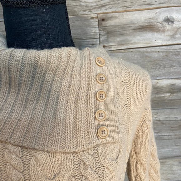 Banana Republic Sweater with Asymmetrical Collar - Picture 4 of 8